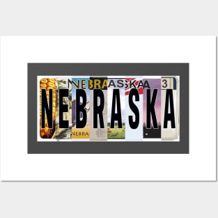 Nebraska License Plates Posters and Art